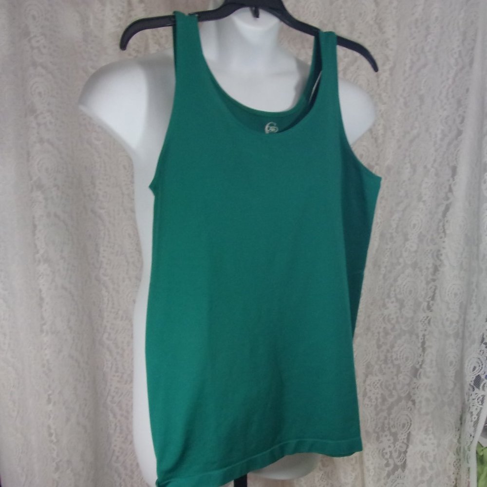 Cato Stretch Tank Top Deep River Green Size 18/20 NWT